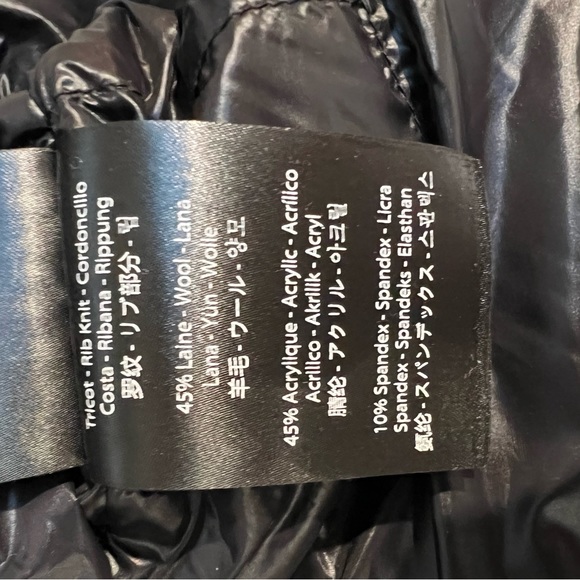 Mackage Houndstooth Down Jacket with Sherpa Collar - Picture 13 of 13